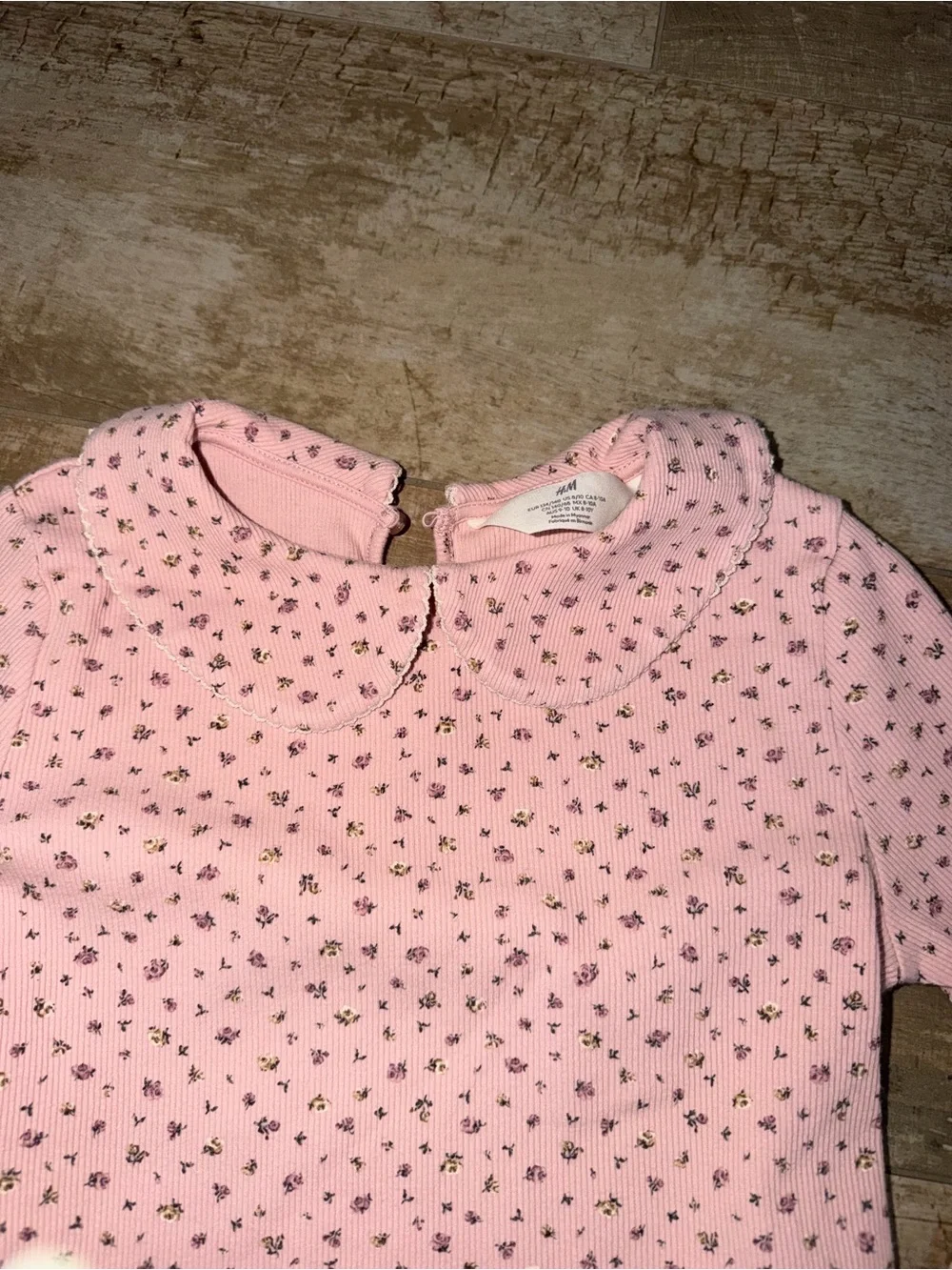 Pink Floral Long-Sleeve Girls Set